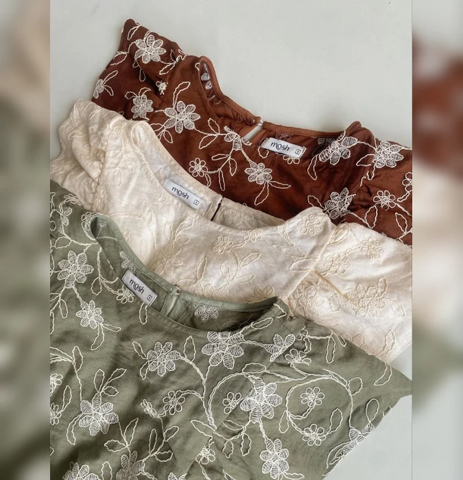 Blusa Coco MOSH Verde Crema Marron