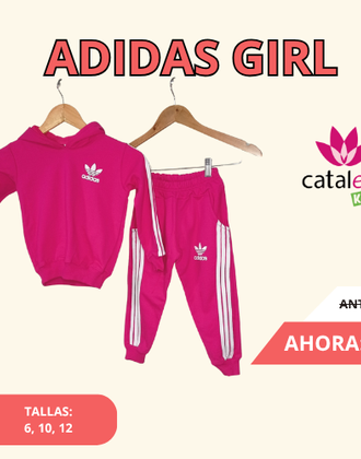 Buzo Conjunto Adidas NACIONAL Fucsia