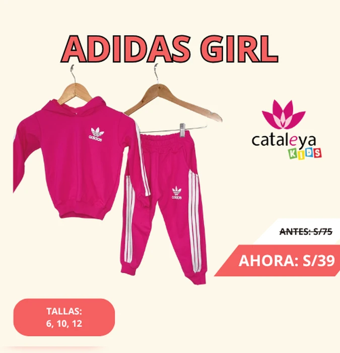 Buzo Conjunto Adidas NACIONAL Fucsia
