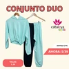 Buzo Conjunto Buzo Dos Colores NACIONAL Verde Agua Con Negro