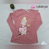 Polo Manga Larga Muñeca Palo Rosa