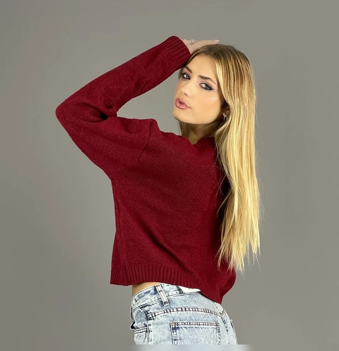 Chompa Lara DUMMA Marron Beige Vino