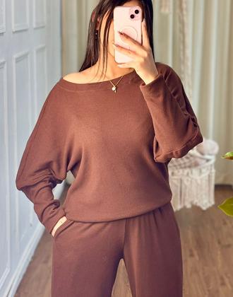 Conjunto Lolaa DIVASS Beige Marron Negro Vino