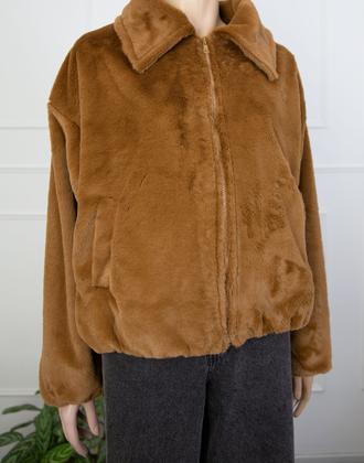 Casaca Teddy AZUCAR Negro Camel