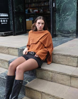 Chompa Brumea MALDI STORE Negro Cocoa Camel