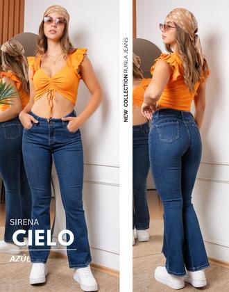 Jean Flare Pant RUNLA Azul 28 30 34