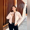 Casaca Bomber Jacket Luxy SOULMATE Palo Rosa