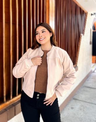 Casaca Bomber Jacket Luxy SOULMATE Palo Rosa