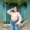 Camisa Camisa Pixi LA FEMME 21 Beige
