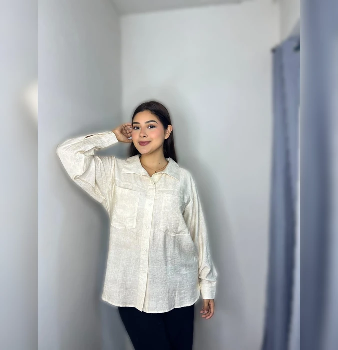 Blusa Ovesize AZUCAR Beige, Marron, Verde