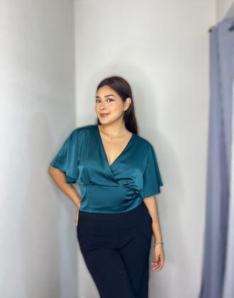 Blusa Fio SHIANELL Negro,Verde, Marron, Rosa, Est
