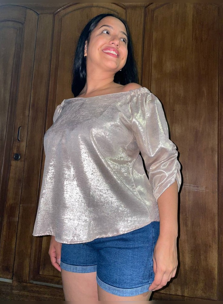 Blusa Metalizada