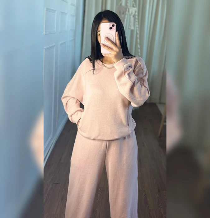 Conjunto Chompero Cataleya Naranja