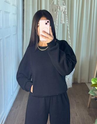 Polera Y Buzo Conjunto Nébula DIVASS Negro