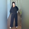 Polera Y Buzo Conjunto Nébula DIVASS Negro