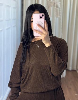 Polera Y Buzo Conjunto Cuello Arriba DIVAS Negro