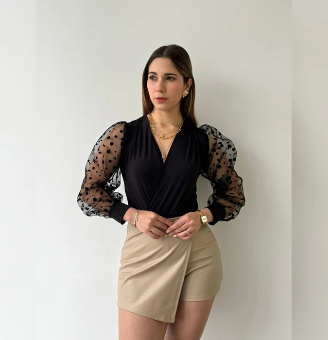 Body Puntos DIONE Negro