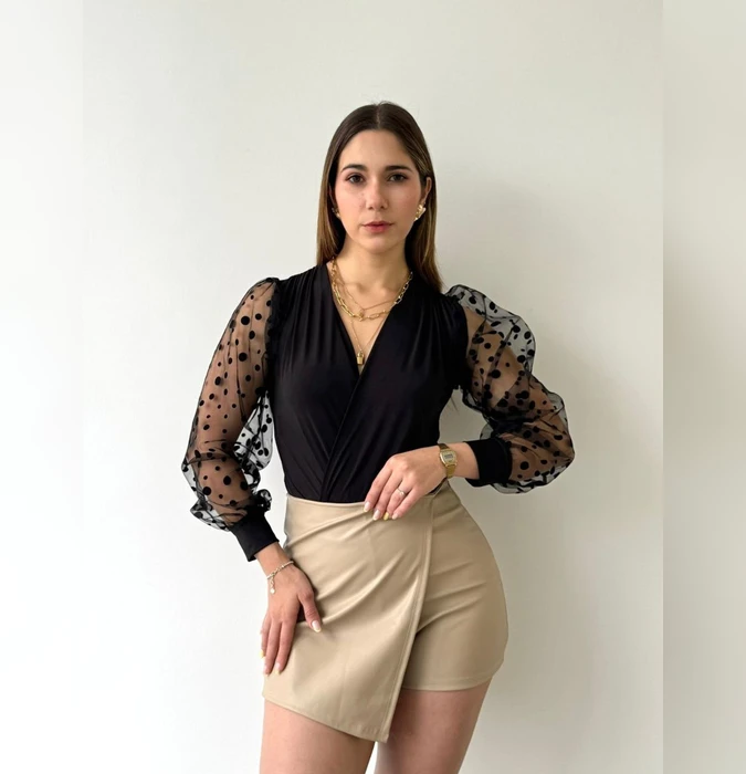 Body Puntos DIONE Negro