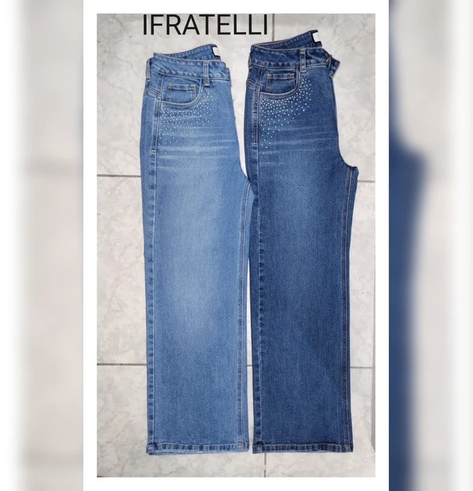 Pantalon Con Brillos IFRATELLI Azul