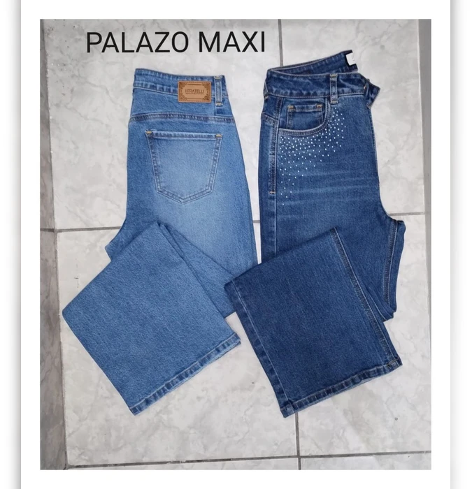 Pantalon Con Brillos IFRATELLI Azul