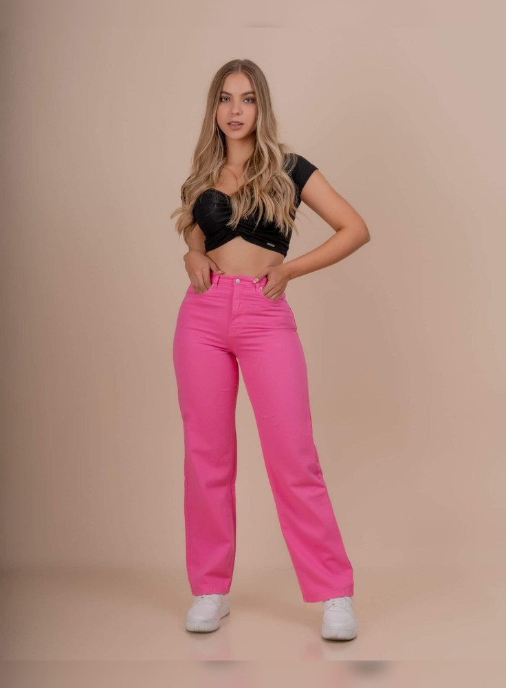 Pantalón Palazzo TORETTO Fucsia