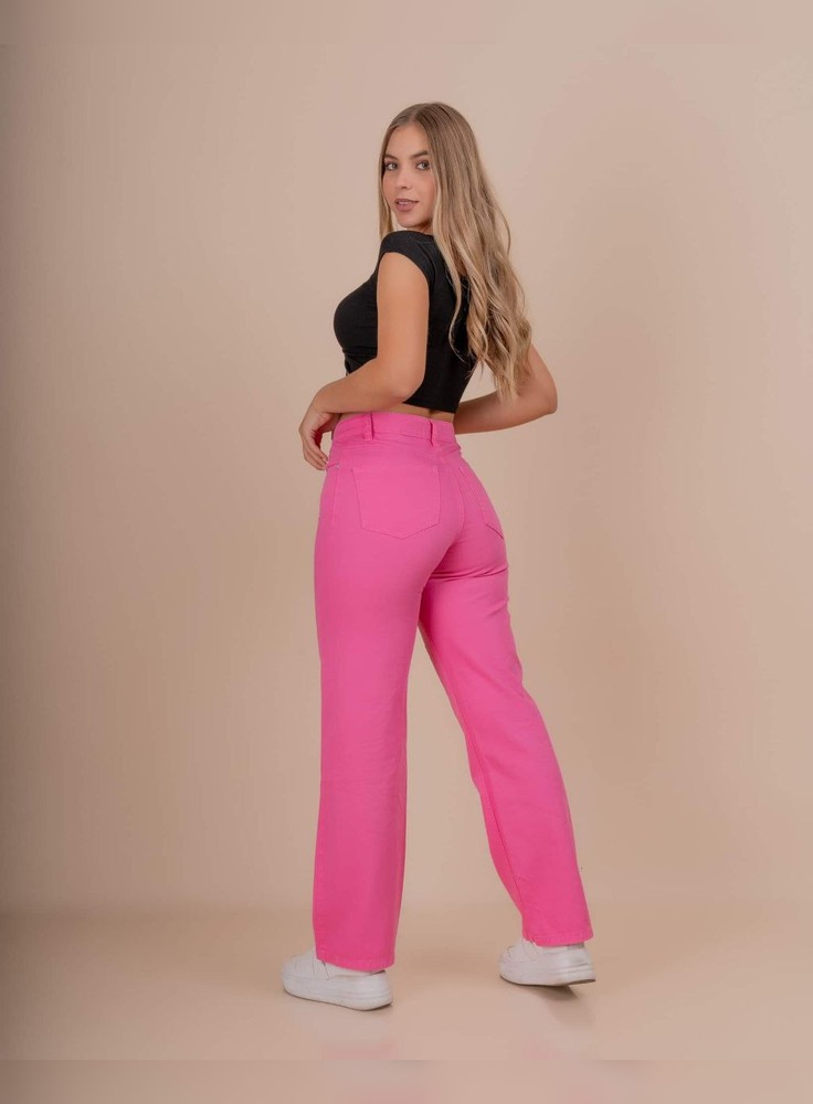 Pantalón Palazzo TORETTO Fucsia