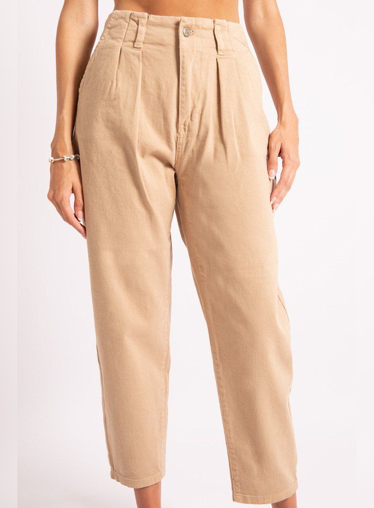 Pantalón Mom Fatma AZÚCAR Beige