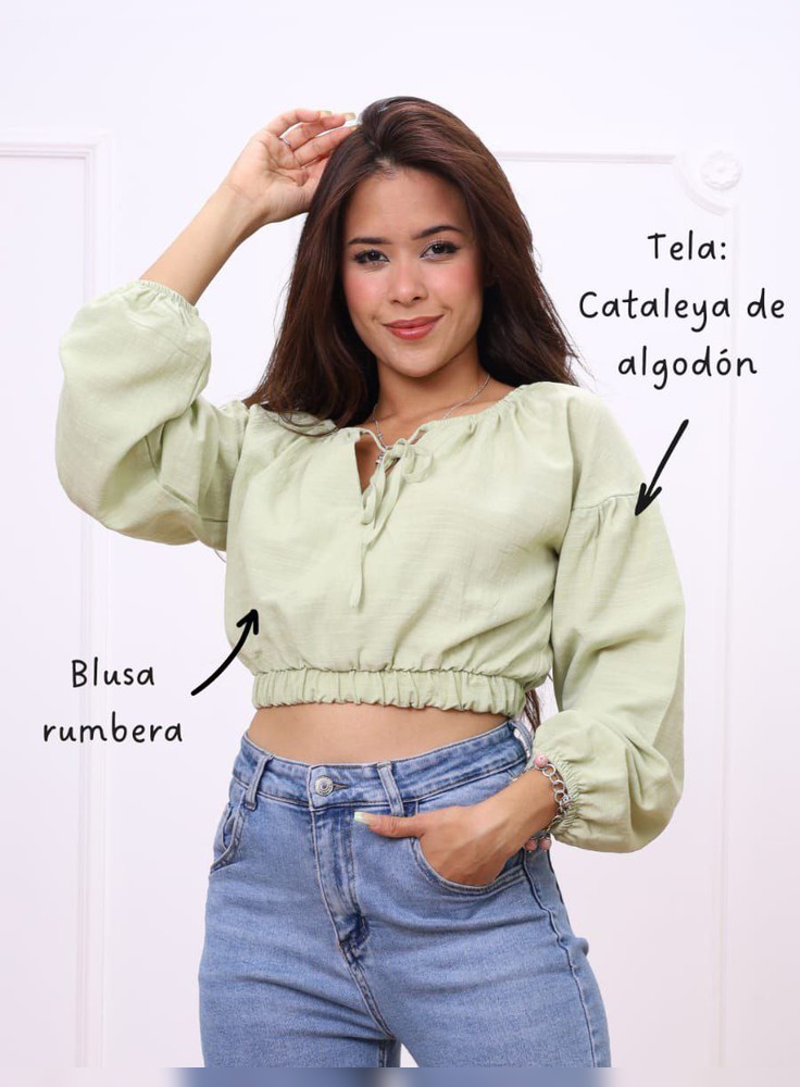 Blusa Fatima EZELLA Verde